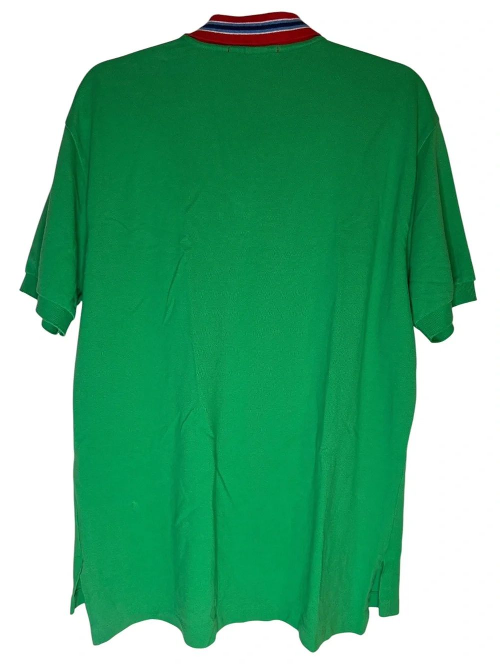 Polo by Ralph Lauren Men’s Green Striped Collar Polo Shirt L